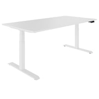 Teldra 2.0, 2-engine desk | 1200 - 2000 mm, electrically height adjustable, white