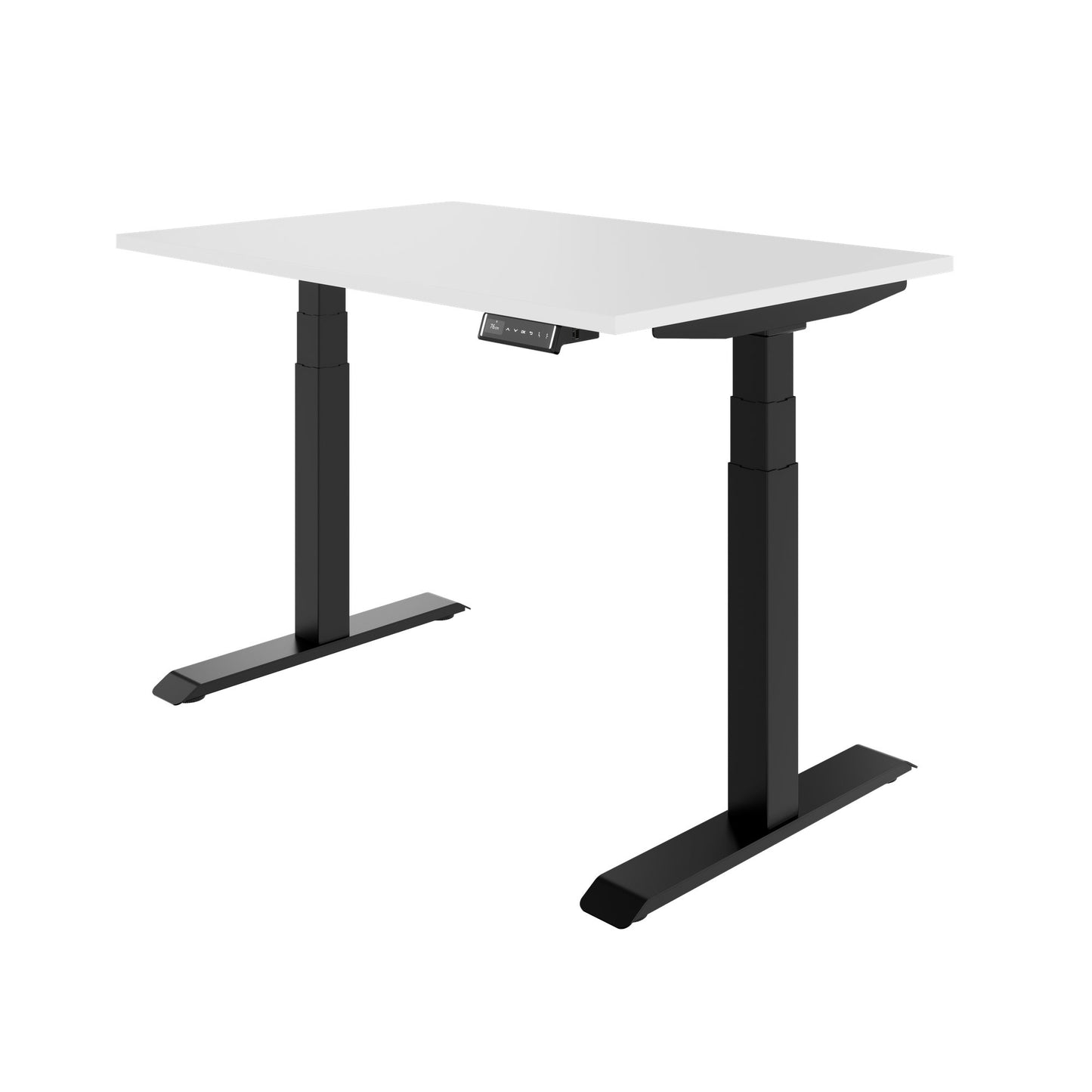 Teldra 2.0, 2-engine desk | 1200 - 2000 mm, electrically height adjustable, white