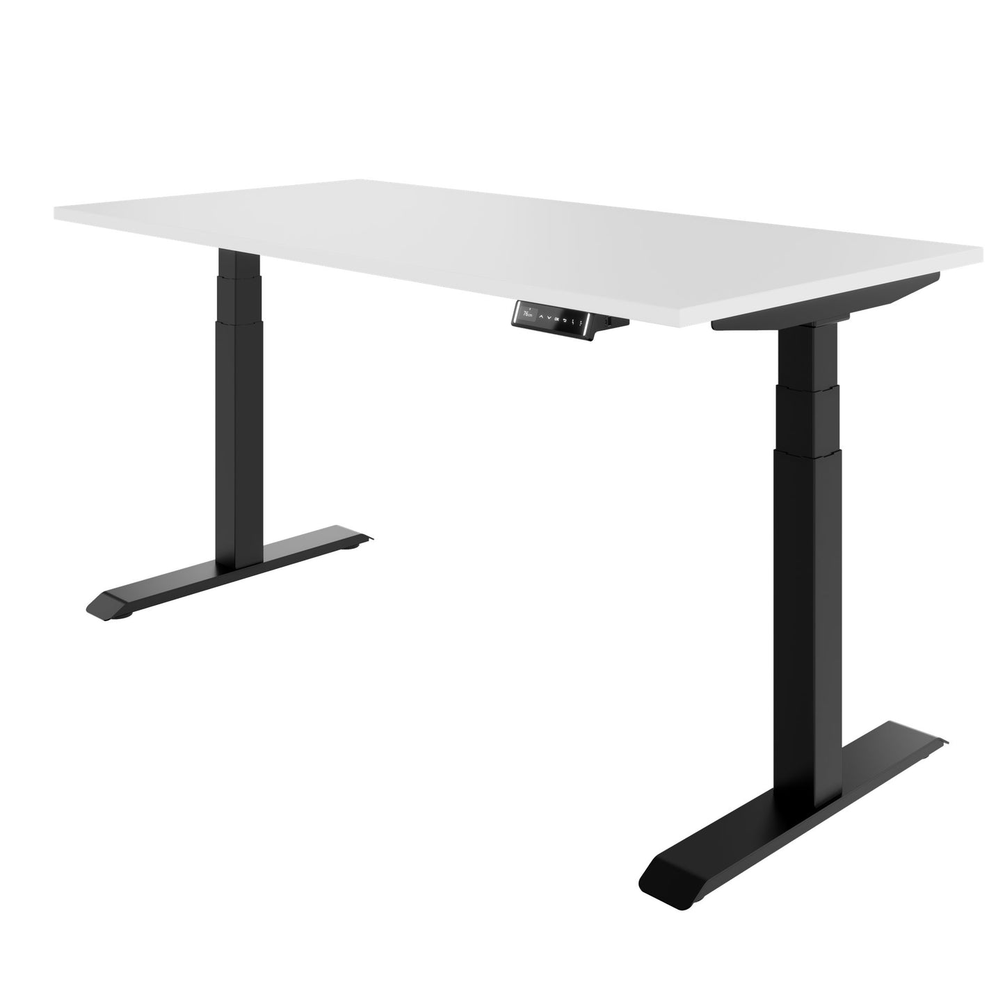 Teldra 2.0, 2-engine desk | 1200 - 2000 mm, electrically height adjustable, white