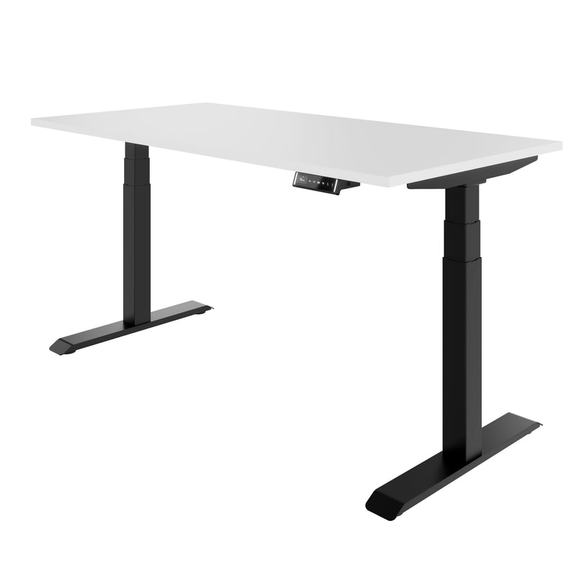 TELDRA Pro, 2-Motoren-Schreibtisch | 1200 - 2000 mm, elektrisch höhenverstellbar, Weiß