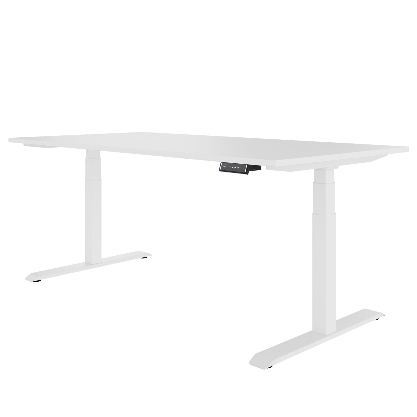 Teldra 2.0, 2-engine desk | 1200 - 2000 mm, electrically height adjustable, white