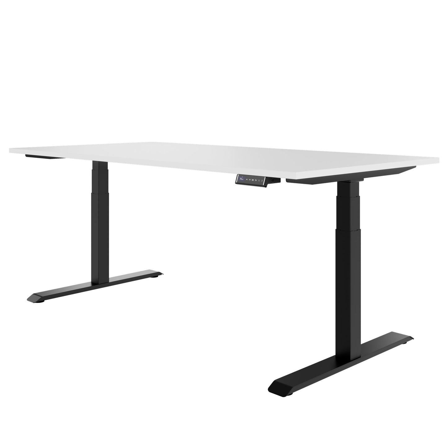 Teldra 2.0, 2-engine desk | 1200 - 2000 mm, electrically height adjustable, white