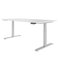 Teldra 2.0, 2-engine desk | 1200 - 2000 mm, electrically height adjustable, white