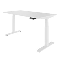 Teldra 2.0, 2-engine desk | 1200 - 2000 mm, electrically height adjustable, white