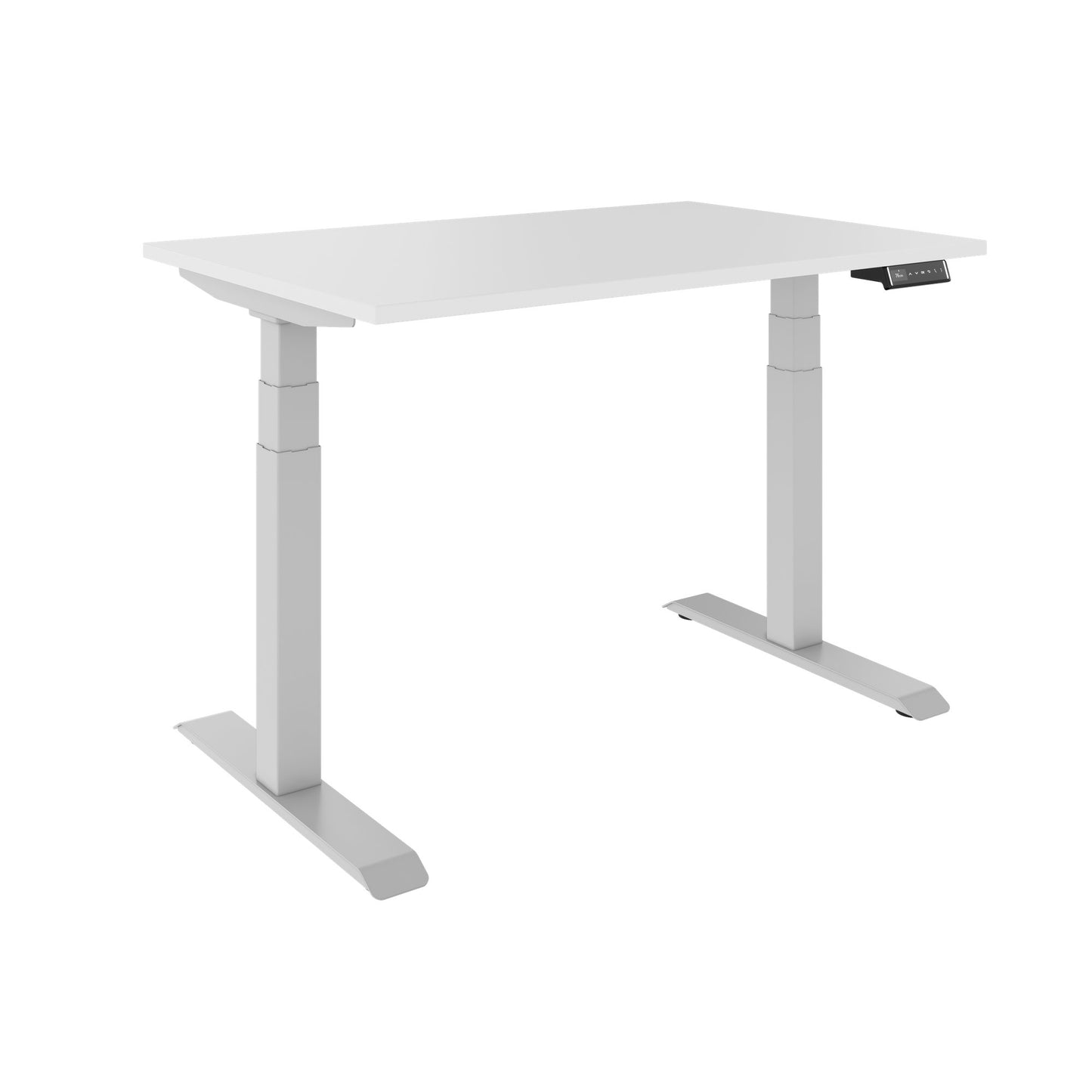 Teldra 2.0, 2-engine desk | 1200 - 2000 mm, electrically height adjustable, white