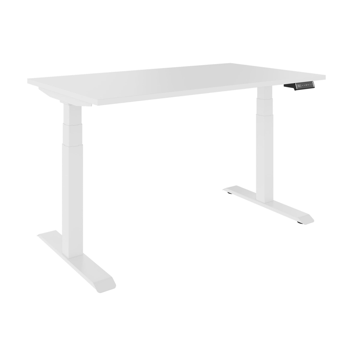 Teldra 2.0, 2-engine desk | 1200 - 2000 mm, electrically height adjustable, white