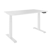 Teldra 2.0, 2-engine desk | 1200 - 2000 mm, electrically height adjustable, white