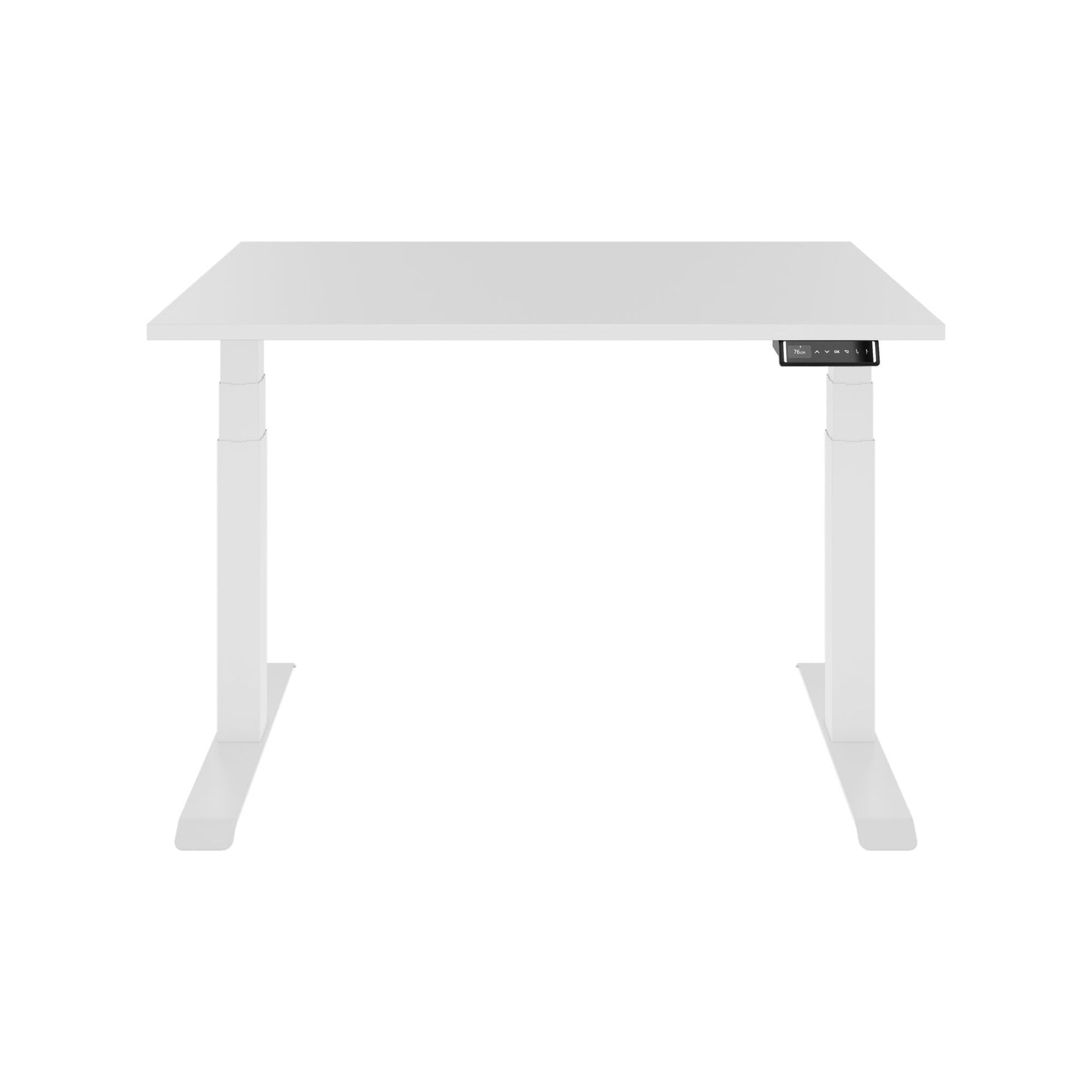 Teldra 2.0, 2-engine desk | 1200 - 2000 mm, electrically height adjustable, white