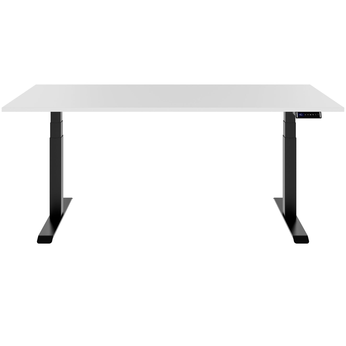 Teldra 2.0, 2-engine desk | 1200 - 2000 mm, electrically height adjustable, white