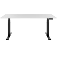 Teldra 2.0, 2-engine desk | 1200 - 2000 mm, electrically height adjustable, white