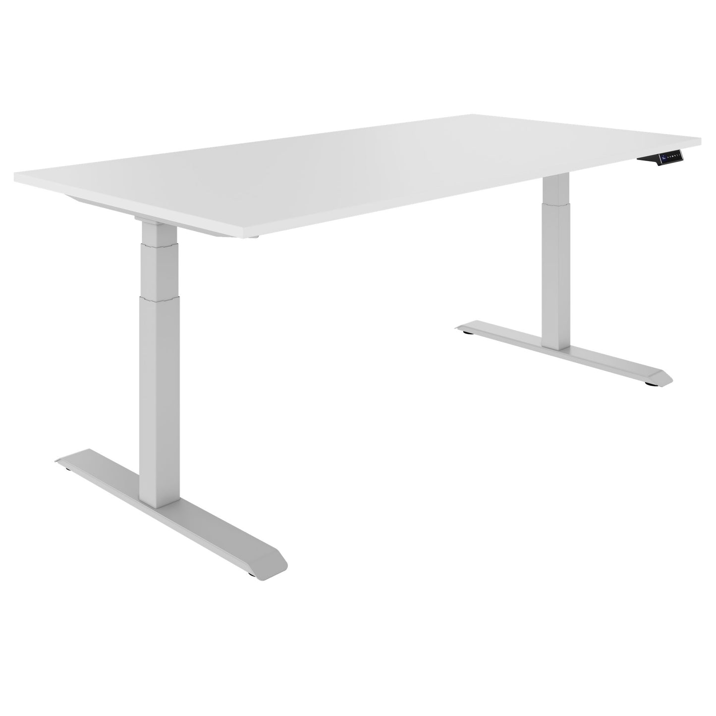 Teldra 2.0, 2-engine desk | 1200 - 2000 mm, electrically height adjustable, white