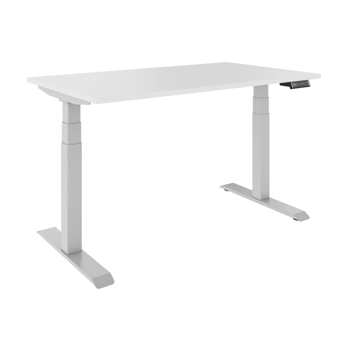 Teldra 2.0, 2-engine desk | 1200 - 2000 mm, electrically height adjustable, white