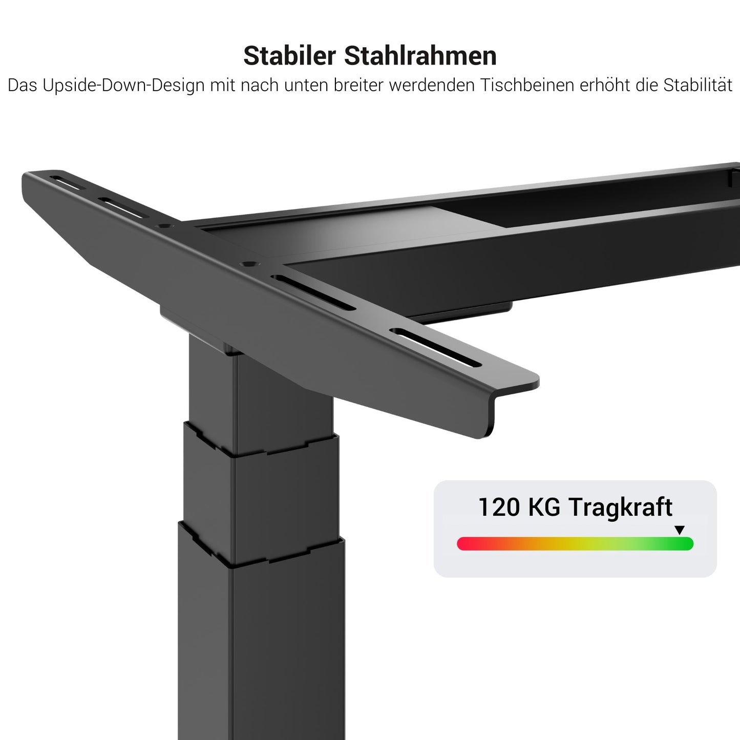 Teldra 2.0, 2-engine desk | 1200 - 2000 mm, electrically height adjustable, white