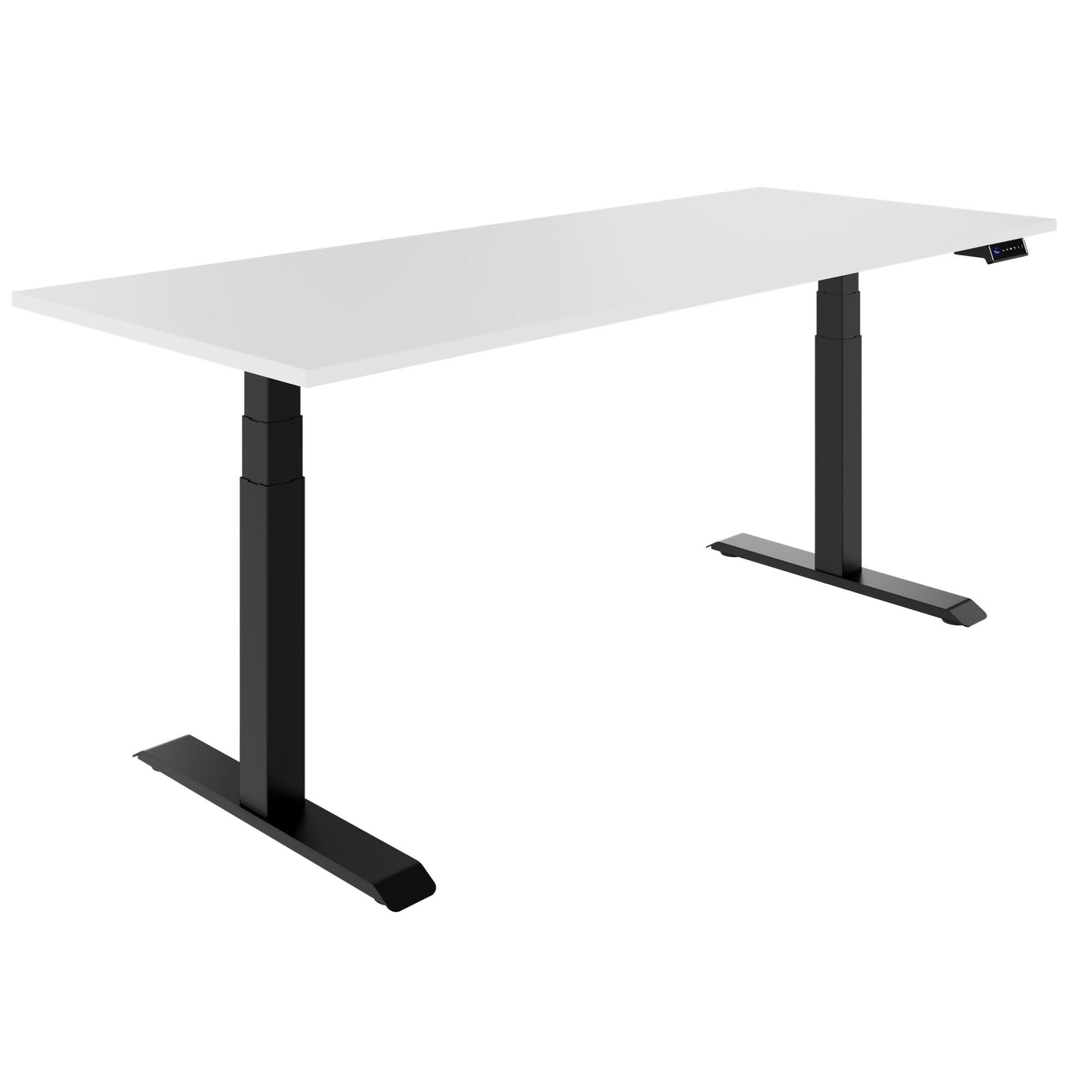 Teldra 2.0, 2-engine desk | 1200 - 2000 mm, electrically height adjustable, white