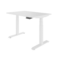 Teldra 2.0, 2-engine desk | 1200 - 2000 mm, electrically height adjustable, white