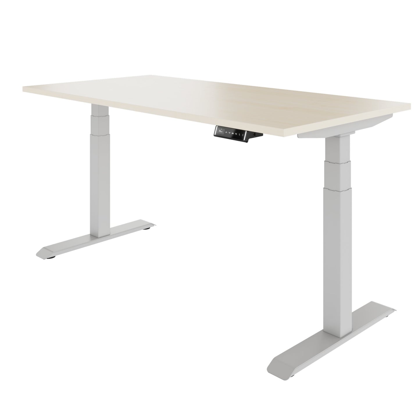 TELDRA Pro, Desk a 2 motori | 1600 - 1800 mm, regolabile in altezza elettricamente, acero
