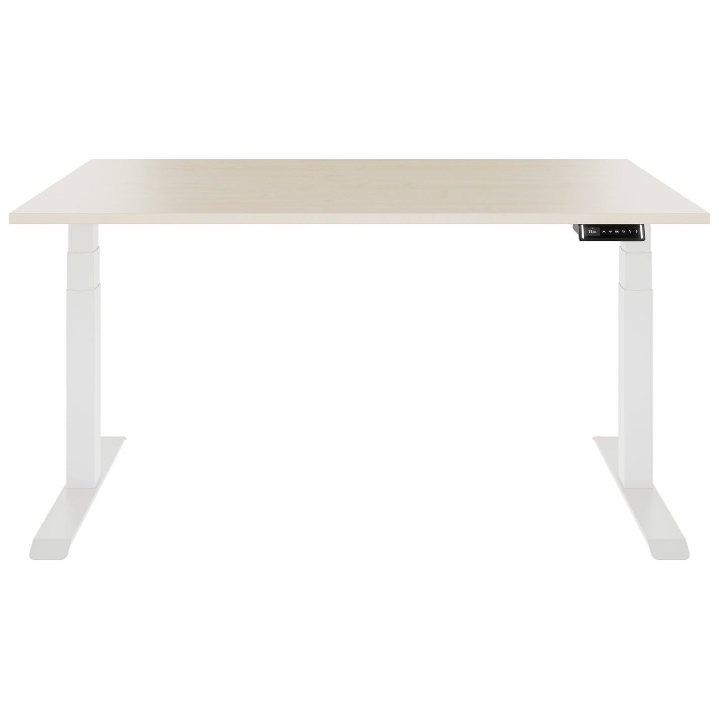 TELDRA Pro, Desk a 2 motori | 1600 - 1800 mm, regolabile in altezza elettricamente, acero