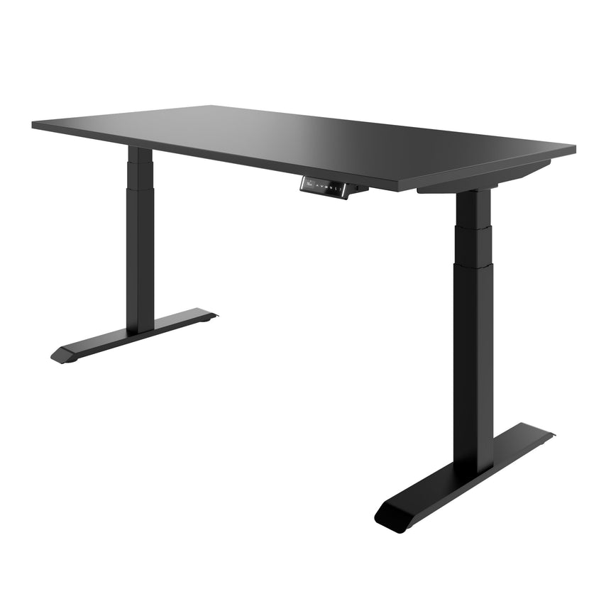 TELDRA Pro, 2-Motoren-Schreibtisch | 1600 - 1800 mm, elektrisch höhenverstellbar, Anthrazit