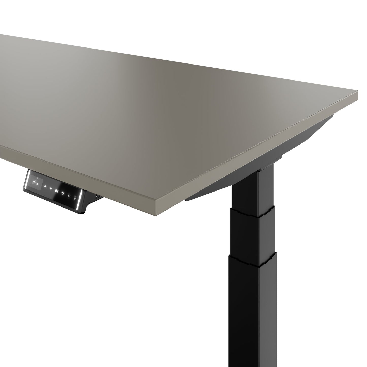 TELDRA Pro, Bureau à 2 moteurs | 1600 - 1800 mm, réglable à hauteur électrique, gris cubanite