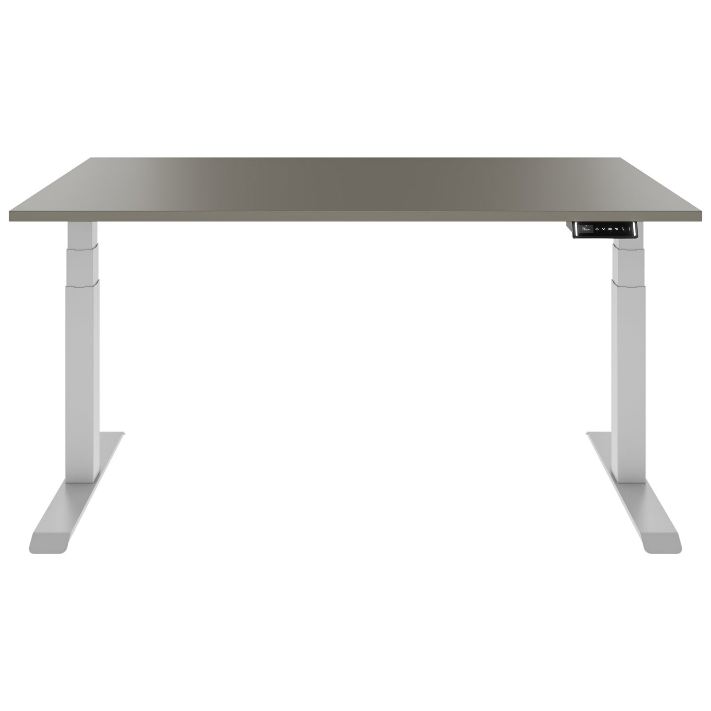 TELDRA Pro, Bureau à 2 moteurs | 1600 - 1800 mm, réglable à hauteur électrique, gris cubanite
