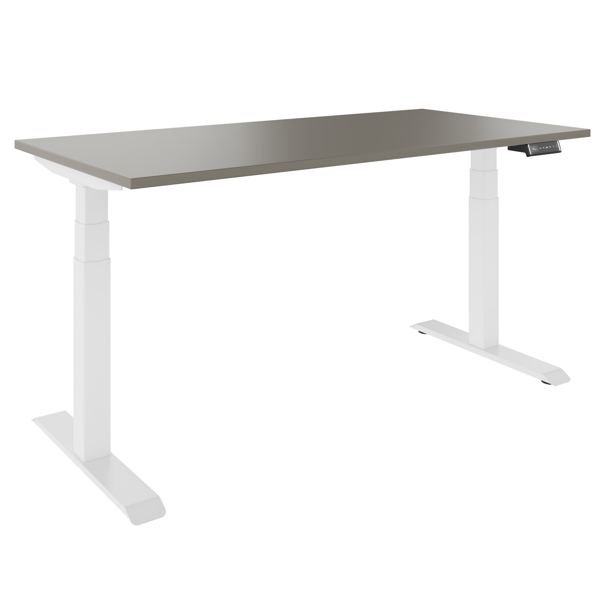 TELDRA Pro, Desk a 2 motori | 1600-1800 mm, regolabile in altezza elettricamente, grigio cubanite