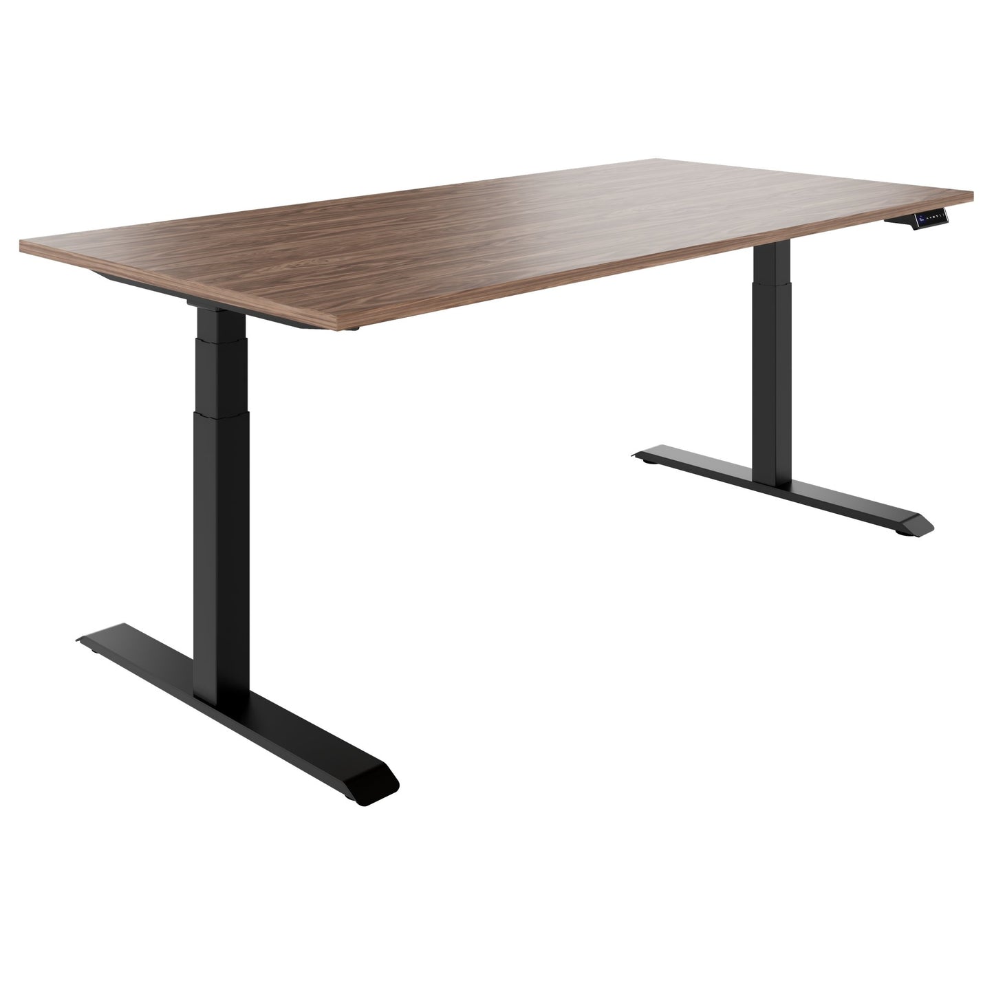 TELDRA Pro, Desk a 2 motori | 1600 - 2000 mm, regolabile in altezza elettricamente, vera fila di legno in legno