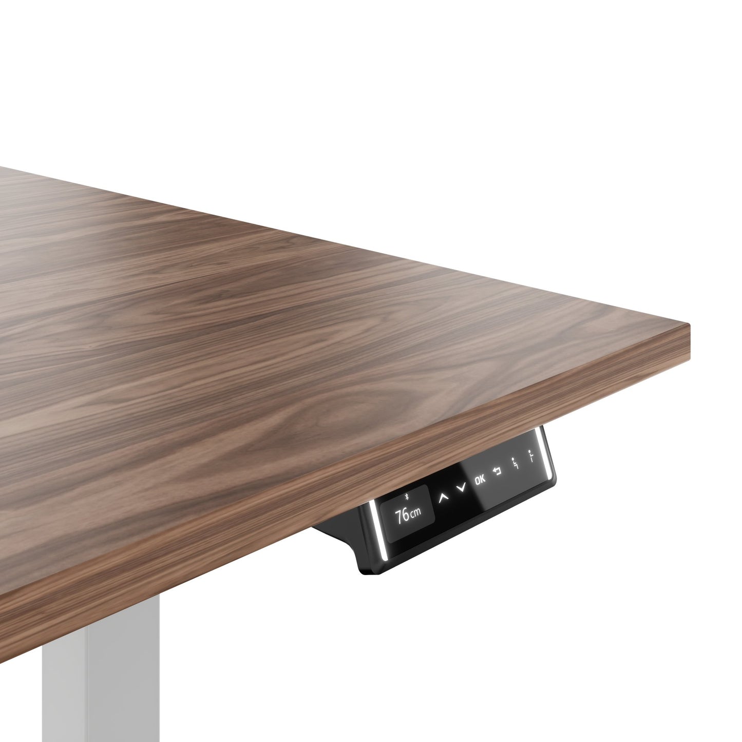 TELDRA Pro, Desk a 2 motori | 1600 - 2000 mm, regolabile in altezza elettricamente, vera fila di legno in legno