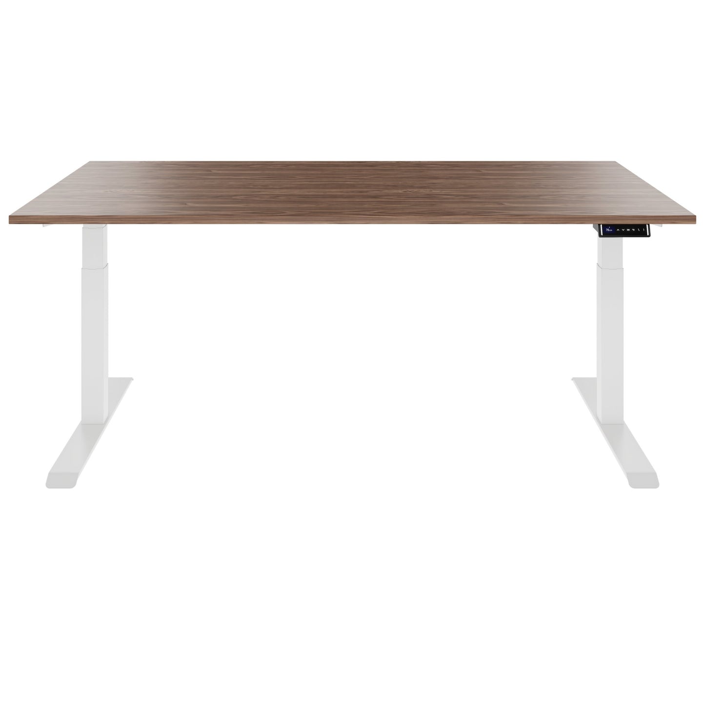 TELDRA Pro, Desk a 2 motori | 1600 - 2000 mm, regolabile in altezza elettricamente, vera fila di legno in legno