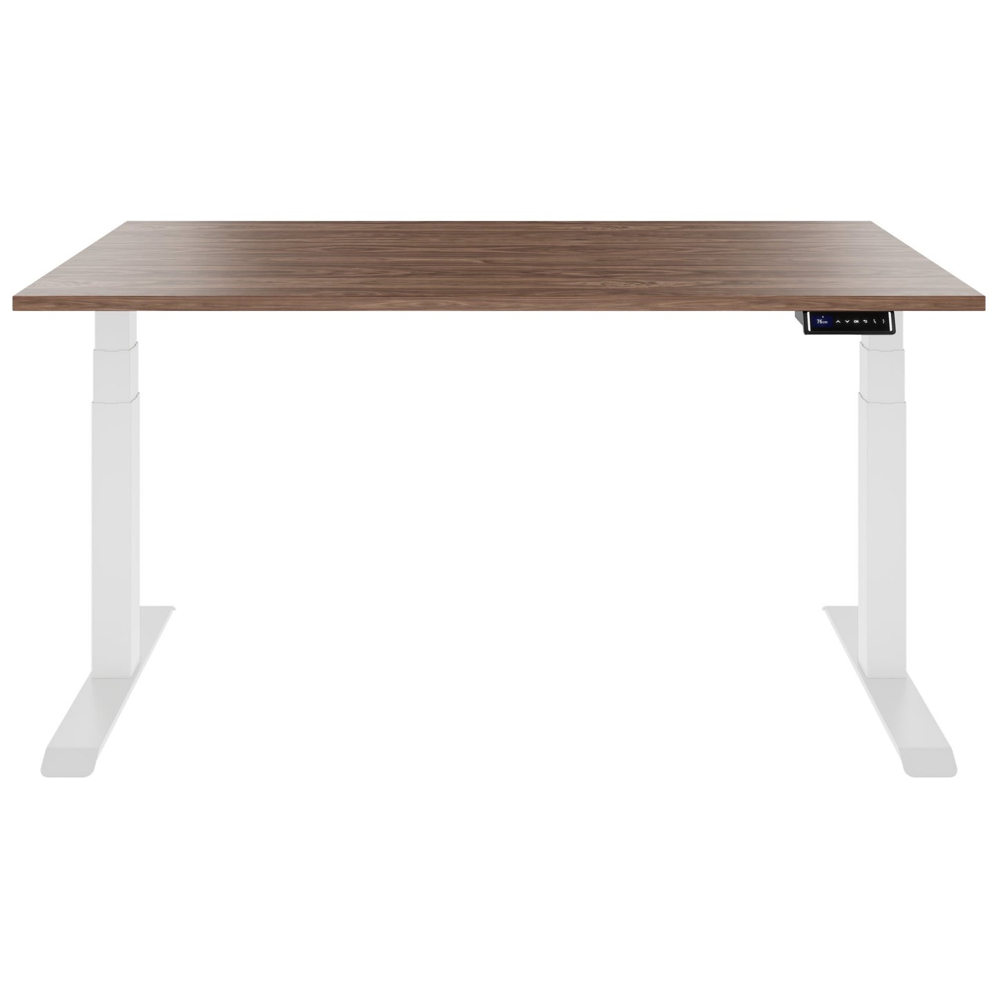 TELDRA Pro, Desk a 2 motori | 1600 - 2000 mm, regolabile in altezza elettricamente, vera fila di legno in legno