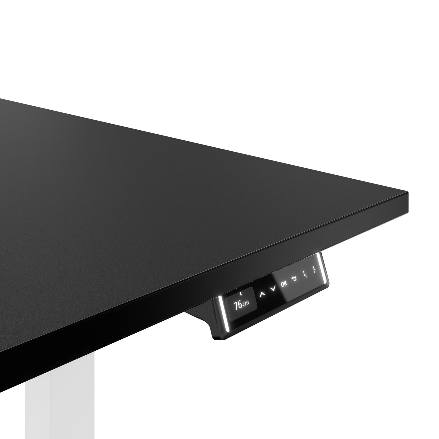 TELDRA Pro, Desk a 2 motori | 1600 - 2000 mm, regolabile altezza elettricamente, carbone Linoleum