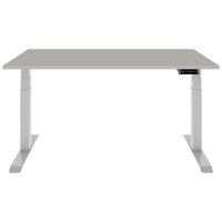 TELDRA Pro, Bureau à 2 moteurs | 1600 - 2000 mm, réglable à hauteur électrique, cailloun linoléum
