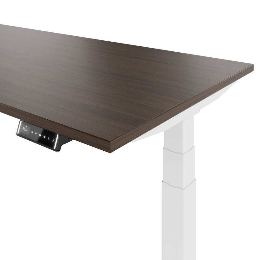 TELDRA Pro, Desk a 2 motori | 1600 - 1800 mm, regolabile elettricamente altezza, noce