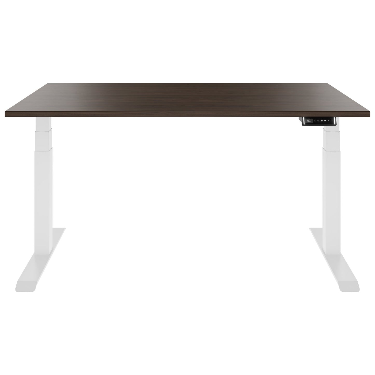 TELDRA Pro, Desk a 2 motori | 1600 - 1800 mm, regolabile elettricamente altezza, noce