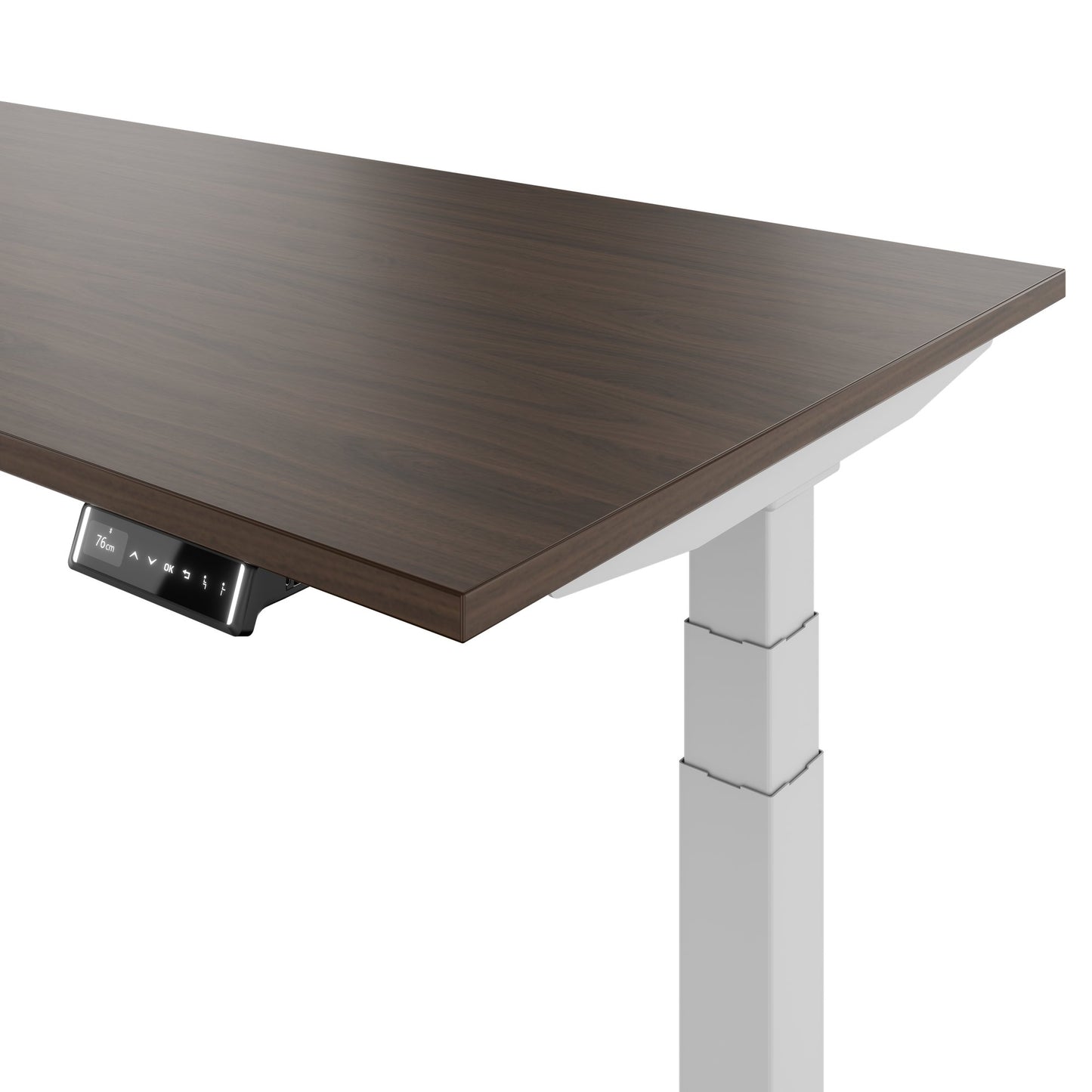 TELDRA Pro, Desk a 2 motori | 1600 - 1800 mm, regolabile elettricamente altezza, noce