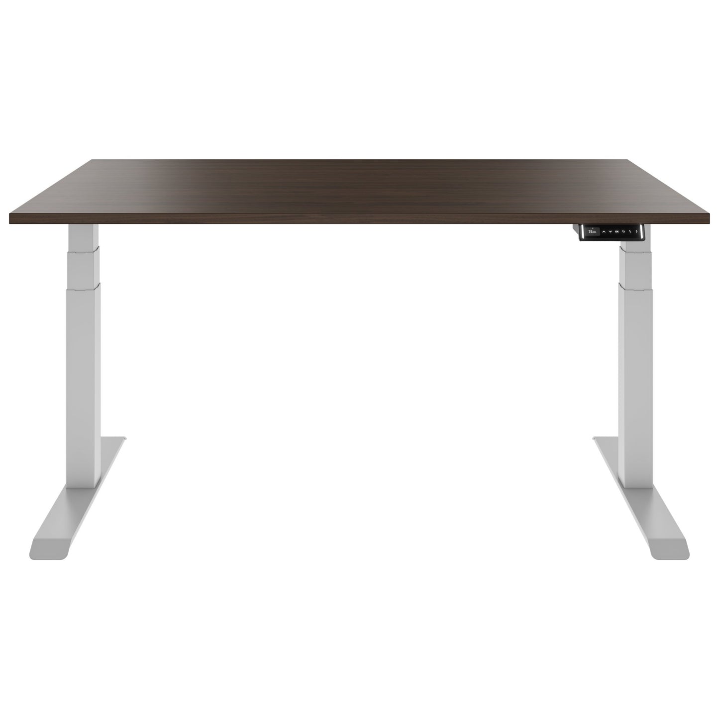 TELDRA Pro, Desk a 2 motori | 1600 - 1800 mm, regolabile elettricamente altezza, noce
