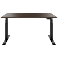 TELDRA Pro, Desk a 2 motori | 1600 - 1800 mm, regolabile elettricamente altezza, noce