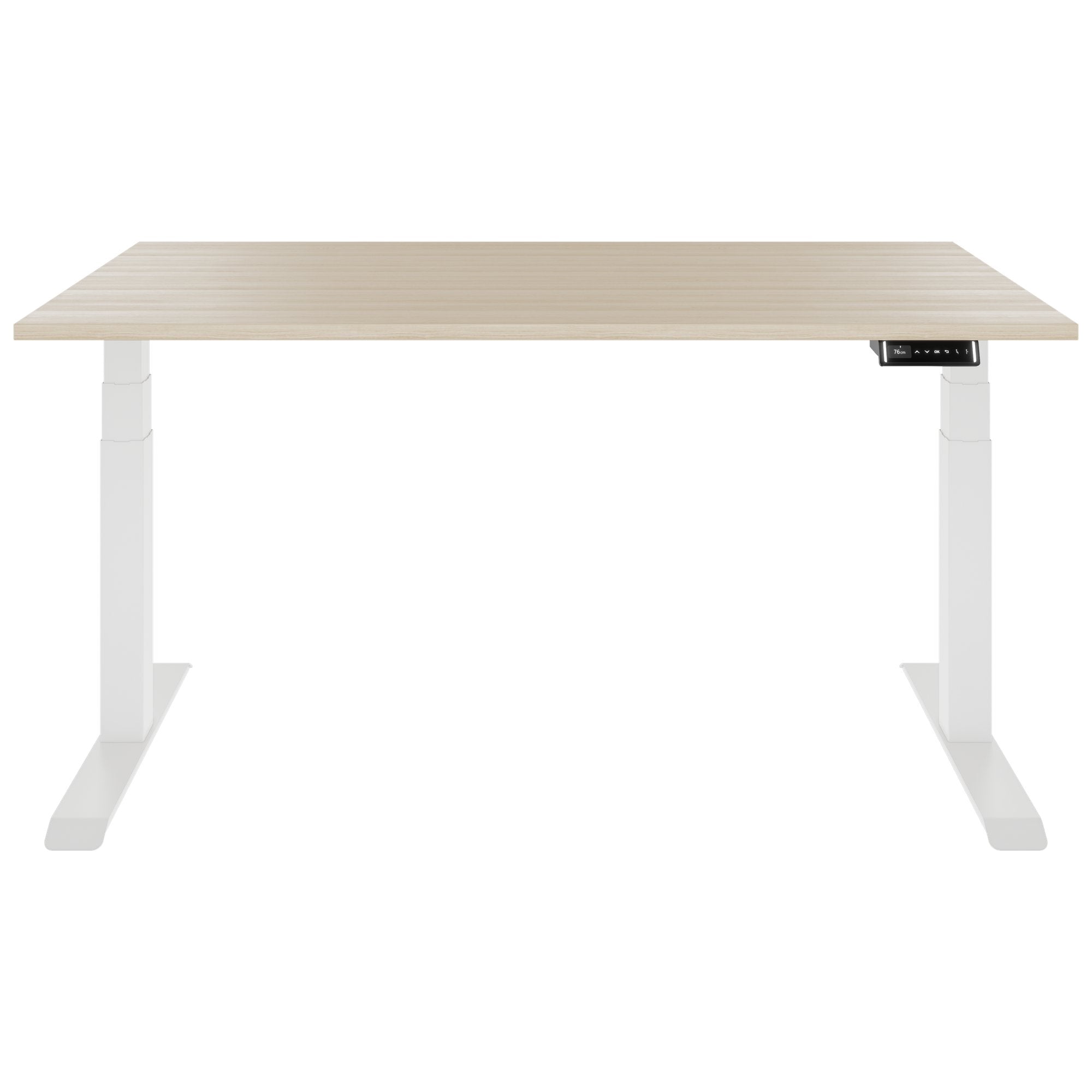 TELDRA Pro, Bureau à 2 moteurs | 1600 - 1800 mm, réglable à hauteur électrique, cendres de sable