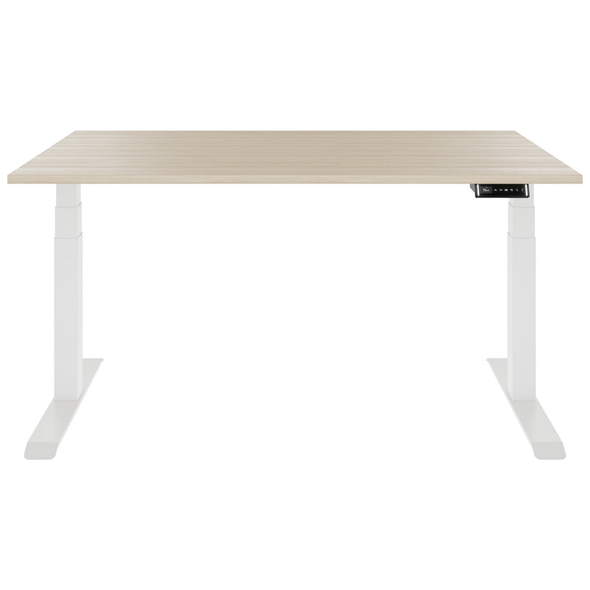 TELDRA Pro, Bureau à 2 moteurs | 1600 - 1800 mm, réglable à hauteur électrique, cendres de sable