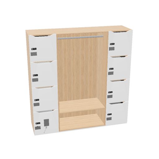 CHOICE Spind | 450-4500 x 900-1800 mm, viele Konfigurationsmöglichkeiten