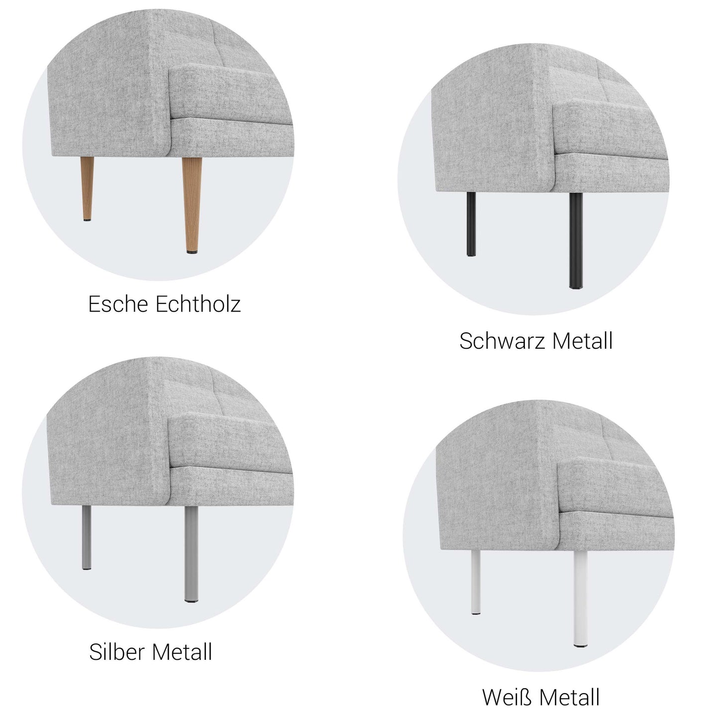 ARCIPELAGO sofa | 3-seater, upholstery fabrics BERTA / SYNERGY