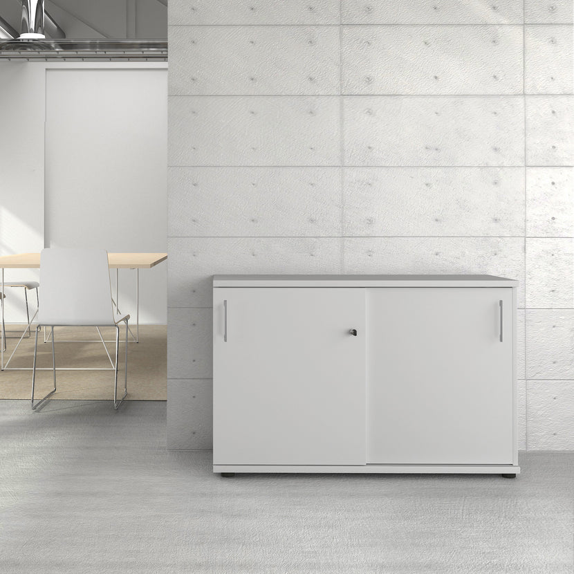 UNI Cabinet di porta scorrevole | 2 oh, 1200 x 777 mm, grigio perla