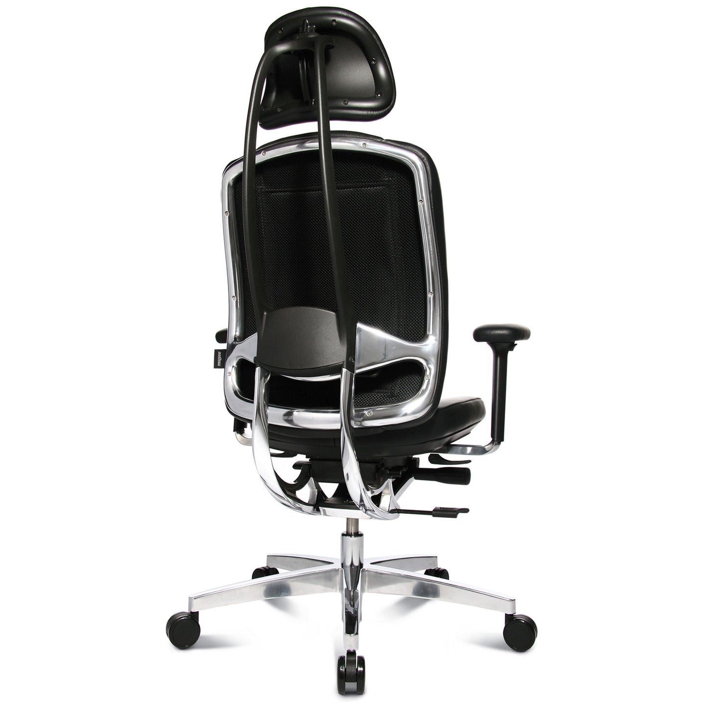 Wagner - AluMedic Limited s office swinging chair | Headrest, black