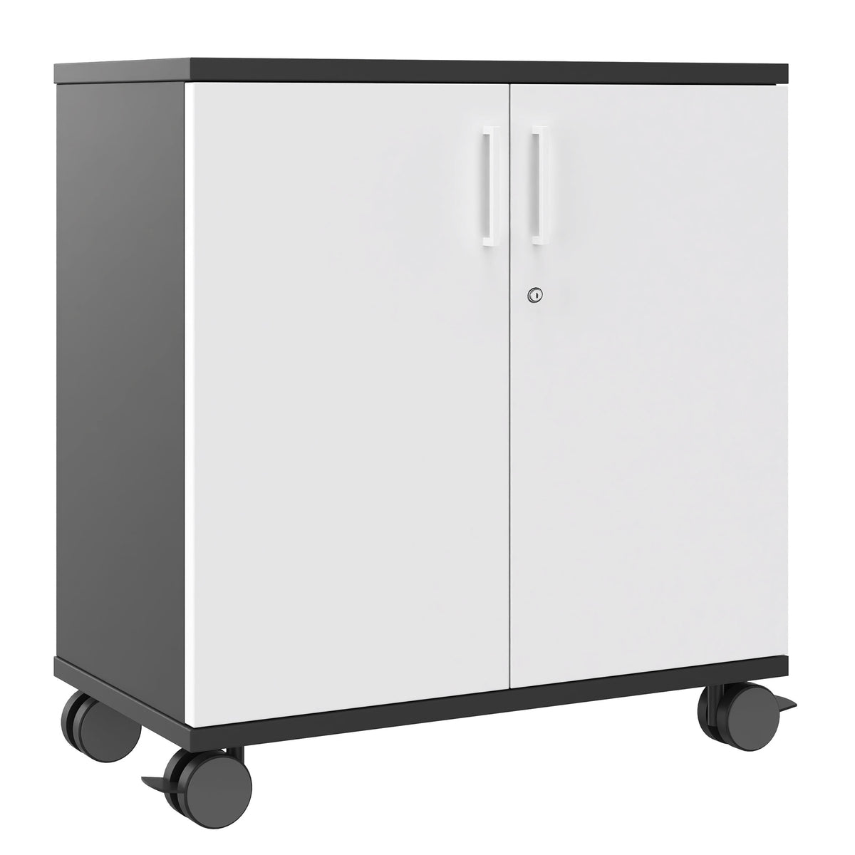 UNI / CHOICE roulettes de meuble | Jusqu’à 800 mm de largeur d’armoire, capacité de charge de 400 kg, 4 pièces  - 2 Lightbox Main Image
