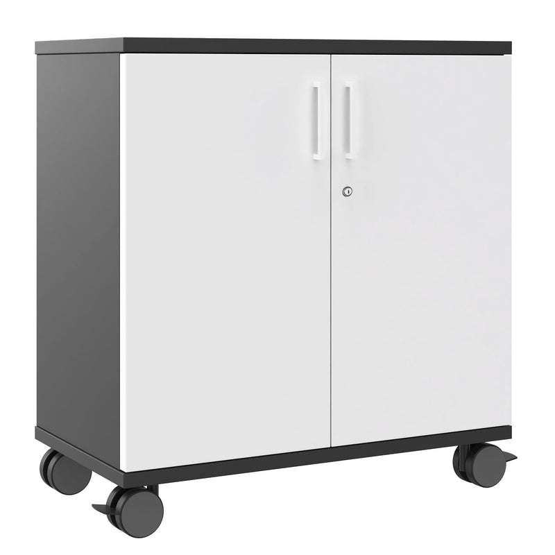 UNI / CHOICE roulettes de meuble | Jusqu’à 800 mm de largeur d’armoire, capacité de charge de 400 kg, 4 pièces  - 2 Main Image