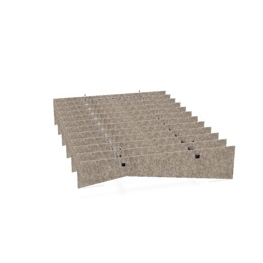 ACOUSTIC ARTWORK Baffel | 1200-2400 x 250-280 mm,  3 verschiedene Formen