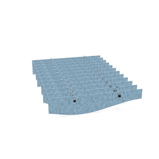ACOUSTIC ARTWORK Baffel | 1200-2400 x 250-280 mm,  3 verschiedene Formen