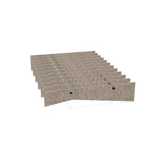 ACOUSTIC ARTWORK Baffel | 1200-2400 x 250-280 mm,  3 verschiedene Formen