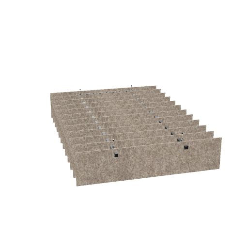 ACOUSTIC ARTWORK Baffel | 1200-2400 x 250-280 mm,  3 verschiedene Formen