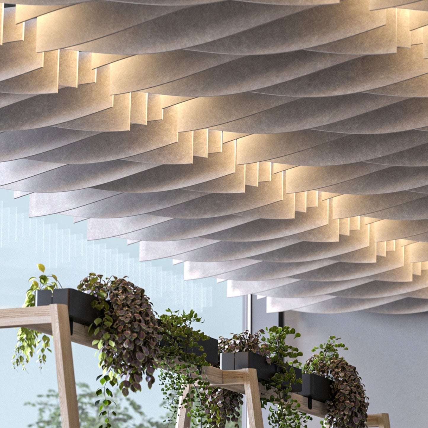ACOUSTIC ARTWORK Baffel | 1200-2400 x 250-280 mm,  3 verschiedene Formen