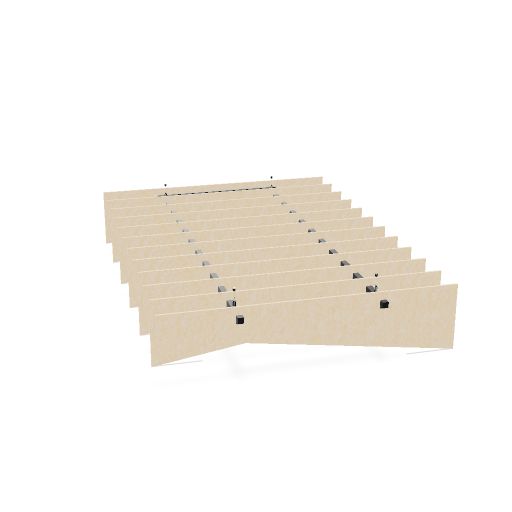 ACOUSTIC ARTWORK Baffel | 1200-2400 x 250-280 mm,  3 verschiedene Formen